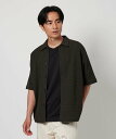 【SALE／30%OFF】BEAUTY&YOUTH UNITED ARROWS パナマ ショートスリーブ ニットシャツ ビューティー＆ユース　ユナイテッドアローズ トップス カーディガン グレー ホワイト【送料無料】