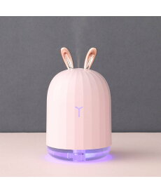 【SALE／20%OFF】Francfranc ミニ USB加湿器 ラビット ピンク フランフラン インテリア・生活雑貨 扇風機・空気清浄機・加湿器 ピンク