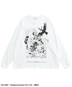 CONVERSE TOKYO �yCLAMP�z�w�c�o�T-RESERVoir CHRoNiCLE-�xGRAPHIC LONGSLEEVE TEE �R���o�[�X�g�E�L���E �g�b�v�X �J�b�g�\�[�ET�V���c �z���C�g�y���������z