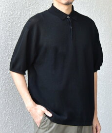 【SALE／30%OFF】SHIPS any SHIPS any:＜手洗い可能＞TEXBRID(R) ドライタッチ サマー ニット 半袖 ポロシャツ◇ シップス トップス ポロシャツ グレー ブラック ネイビー【送料無料】