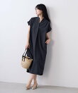 タックショルダーワンピース<2サイズ展開>