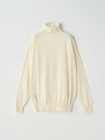 JOHN SMEDLEY [Anglo Indian Gauze]ファンネルネック長袖ニットプルオーバー ｜ A4735 ｜ 30G ジョンスメドレー トップス ニット【送料無料】