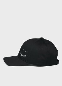 【SALE／20%OFF】Paul Smith ウィメンズ "Happy" ベースボールキャップ ポール・スミス 帽子 その他の帽子 ブラック【送料無料】