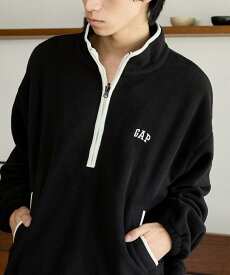 GAP 別注 配色 フリース ハーフジップ プルオーバー/アノラック 限定展開 フリークスストア トップス その他のトップス ブラック ブルー ネイビー【送料無料】