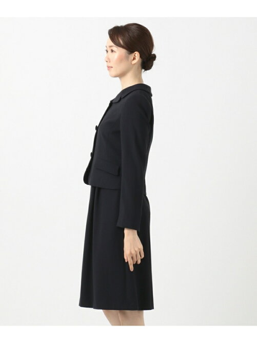 自由区 お受験 セレモニーに 濃紺洗える 日本製ワンピース ジャケット Rakuten Fashion 楽天ファッション 旧楽天ブランドアベニュー V199