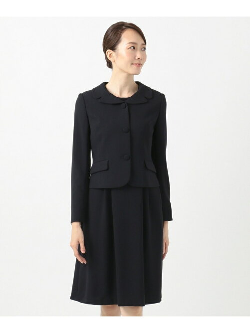 自由区 お受験 セレモニーに 濃紺洗える 日本製ワンピース ジャケット Rakuten Fashion 楽天ファッション 旧楽天ブランドアベニュー V199