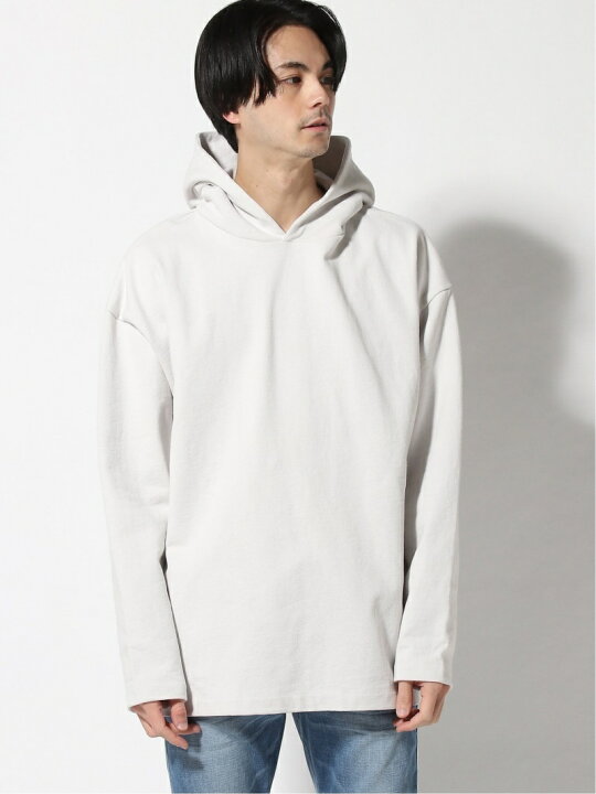 【SALE/50%OFF】HARE (M)ウラケサイドスリットPK/LS ハレ カットソー パーカー ホワイト ブルー ブラック【RBA_E】【送料無料】 Rakuten Fashion Men HARE ウラケパーカー