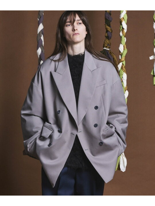 楽天市場】MAISON SPECIAL Wool Mix Prime-Over Peaked Lapel Double 