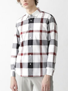 BLACK LABEL CRESTBRIDGE ロイヤルオックスクレストブリッジチェックボタンダウンシャツ ブルーレーベル / ブラックレーベル・クレストブリッジ シャツ/ブラウス 長袖シャツ ホワイト ブラック ネ【送料無料】