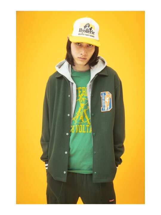 楽天市場】HYSTERIC GLAMOUR DETROIT WOMAN刺繍 コーチジャケット 
