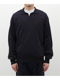 JOURNAL STANDARD KAPTAIN SUNSHINE / Cotton Knit Skipper Shirt KS24SKN04 ジャーナル スタンダード トップス ニット ネイビー【送料無料】