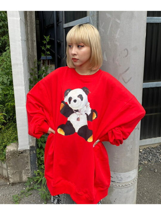 楽天市場】【SALE／40%OFF】Candy Stripper ANARCHY PANDA SWEAT ONE 