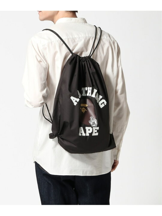 楽天市場】A BATHING APE GO APE POINTER COLLEGE KNAPSACK ア 
