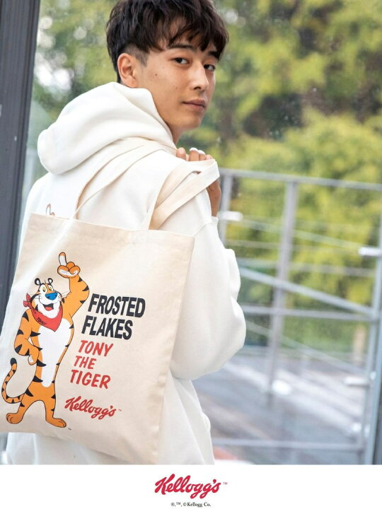楽天市場 Sale 37 Off Coen Kelloggs ケロッグ 別注トートバッグ コーエン バッグ トートバッグ ホワイト Rba E Rakuten Fashion Men