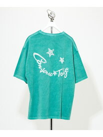 【SALE／50%OFF】CONVERSE TOKYO MENS FACEロゴTシャツ コンバーストウキョウ トップス カットソー・Tシャツ グリーン ホワイト ブルー グレー【RBA_E】【送料無料】