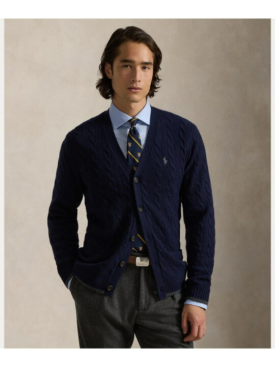楽天市場】POLO RALPH LAUREN ケーブルニット ウールカシミヤ 
