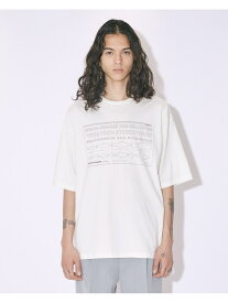 beautiful people supima cotton jerseyscale print T-shirt ビューティフルピープル トップス カットソー・Tシャツ ブラック ホワイト【送料無料】