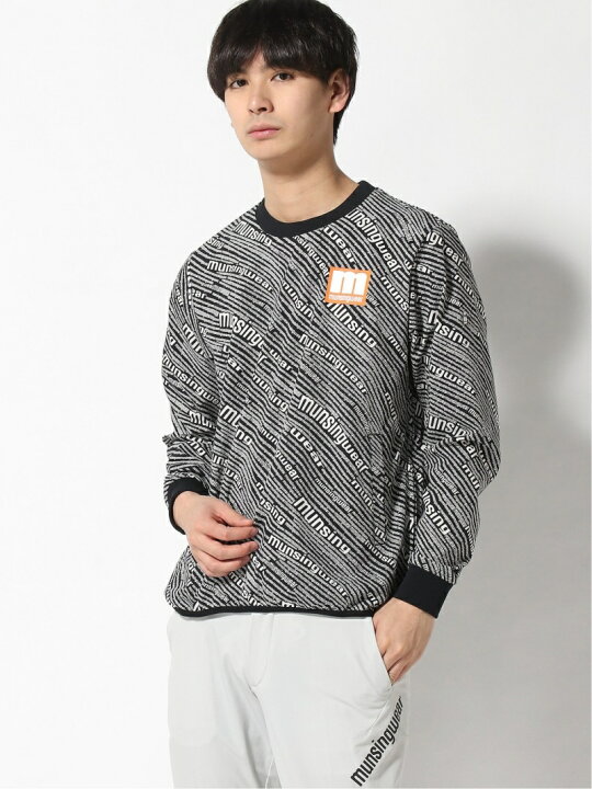 楽天市場】Munsingwear (M)360°ストレッチロゴプリントクルーネック 