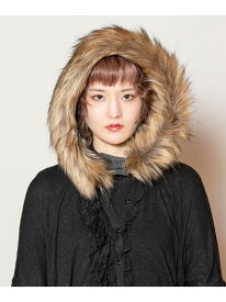 CA4LA FUR HOOD カシラ 帽子 その他の帽子 ブラック【送料無料】