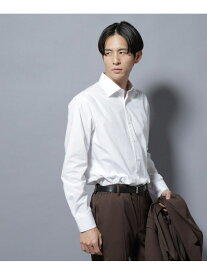 NANO universe 「N shirt」Anti Soaked(R)汗染み防止セミワイドカラーシャツ長袖 ナノユニバース トップス シャツ・ブラウス ホワイト ブルー【送料無料】