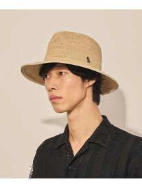 arth arth Raffia Croche Fedora / アース オーバーライド 帽子 ハット ホワイト【送料無料】