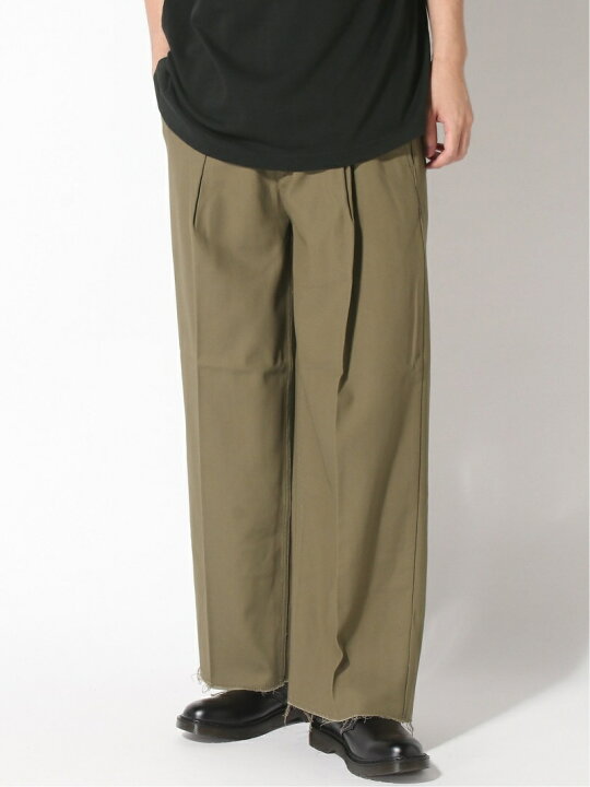 楽天市場】【SALE／30%OFF】WISM saby TUCK BAGGY ウィズム パンツ  