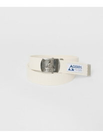 URBAN RESEARCH ITEMS GERRY Name Belt アーバンリサーチアイテムズ ファッション雑貨 ベルト ホワイト カーキ イエロー レッド ブラック グレー