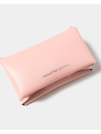 beautiful people coin&card case in double sided cowhide ビューティフルピープル 財布・ポーチ・ケース その他の財布・ポーチ・ケース ピンク パープル【送料無料】