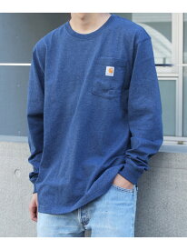 【SALE／10%OFF】Carhartt Carhartt/(M)M Workwear Pocket LS イールド トップス カットソー・Tシャツ ブルー ブラック ネイビー グレー グリーン レッド オレンジ【RBA_E】【送料無料】