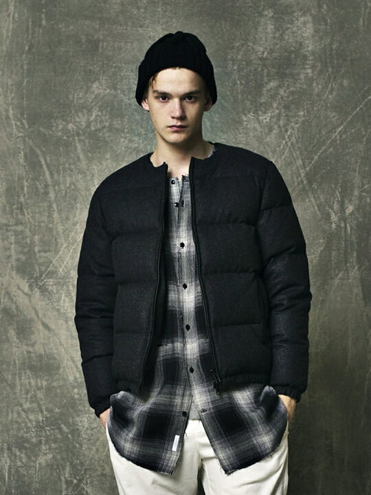 楽天市場】【SALE／40%OFF】VICTIM *NO COLLAR DOWN JACKET 
