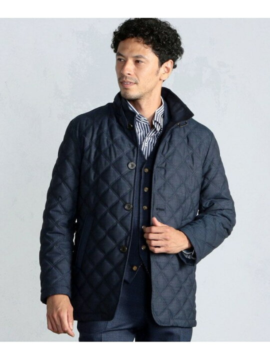 楽天市場】【SALE/50%OFF】MEN'S BIGI ピンヘッドツイル キルティングジャケット【保温機能中綿(Viwarm)使用】 メンズ ビギ コート/ジャケット ブルゾン ネイビー ホワイト【RBA_E】【送料無料】 : Rakuten Fashion Men