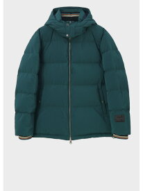 Paul Smith "Cropped Logo" ダウンジャケット ポール・スミス ジャケット・アウター その他のジャケット・アウター ブラック グリーン【送料無料】