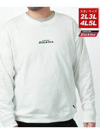 【SALE／26%OFF】GENUINE Dickies GENUINE Dickies スウェット トレーナー メンズ 大きいサイズ 裏毛 ロゴ 2L 3L 4L 5L マルカワ トップス スウェット・トレーナー ブラック ホワイト ブルー グレー【RBA_E】