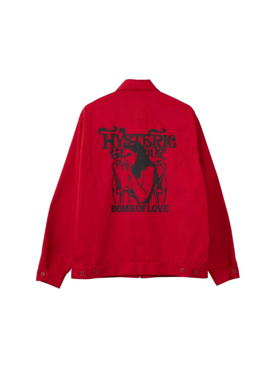 楽天市場】HYSTERIC GLAMOUR SMOKING GIRL ワークジャケット  