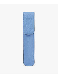 SMYTHSON Panama Pen Sleeve スマイソン 文房具 その他の文房具 ブルー【送料無料】
