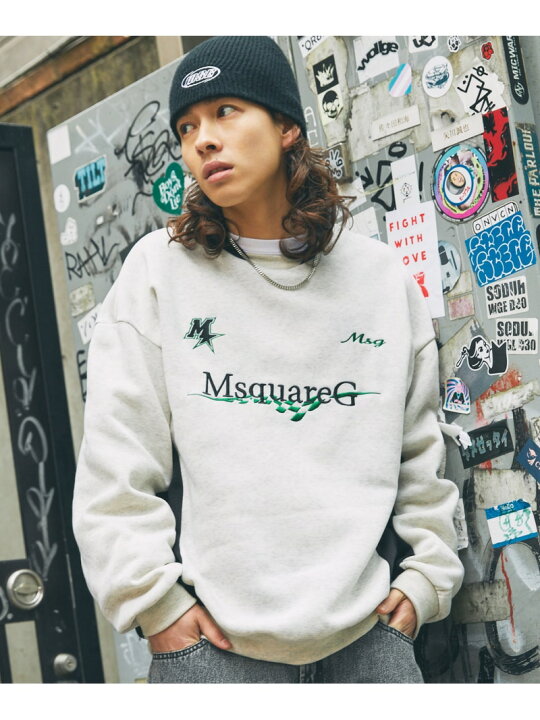 楽天市場】MSG オーバーサイズ スポーティースウィッチングクルー 