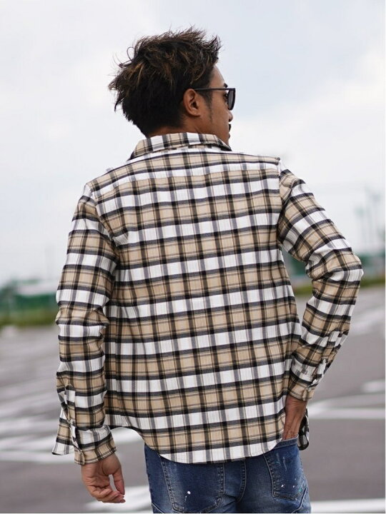 楽天市場】Retro Engine Retro Engine/(M)Gradation Check L/SH 