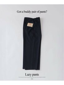 JOURNAL STANDARD relume 《予約》バルジ ツイル 1タック "レイジー" スラックス ジャーナル スタンダード レリューム パンツ スラックス・ドレスパンツ ベージュ ネイビー ブラック グレー【先行予約】*【送料無料】