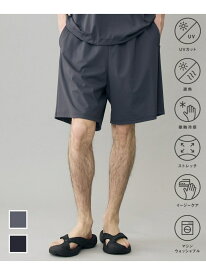 UNFILO MENS 【Makuakeにて大好評!】UVカット ラッシュショーツ【接触冷感/遮熱】 アンフィーロ 水着・スイムグッズ ラッシュガード ネイビー グレー【送料無料】