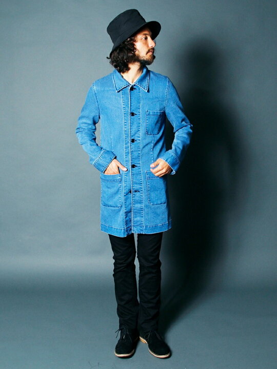 楽天市場】Magine TENCEL DENIM SHOP COAT:テンセルデニムショップ 