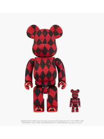 MCM MCM X BE@RBRICK ハーレイ・クイン 100%&400% セット エムシーエム インテリア・生活雑貨 おもちゃ・ゲーム・フィギュア レッド【送料無料】