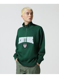 【SALE／70%OFF】Schott COTTON SWEATER COLLEGE PATCH/コットンセーターカレッジパッチ ショット トップス ニット グリーン ブラック【RBA_E】【送料無料】