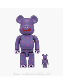 MCM MCM X BE@RBRICK ジョーカー 100%&400% セット エムシーエム インテリア・生活雑貨 おもちゃ・ゲーム・フィギュア パープル【送料無料】
