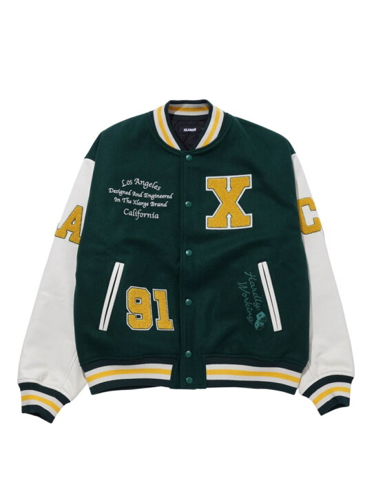 楽天市場】【SALE／10%OFF】XLARGE OG LOGO VARSITY JACKET エクストラ 