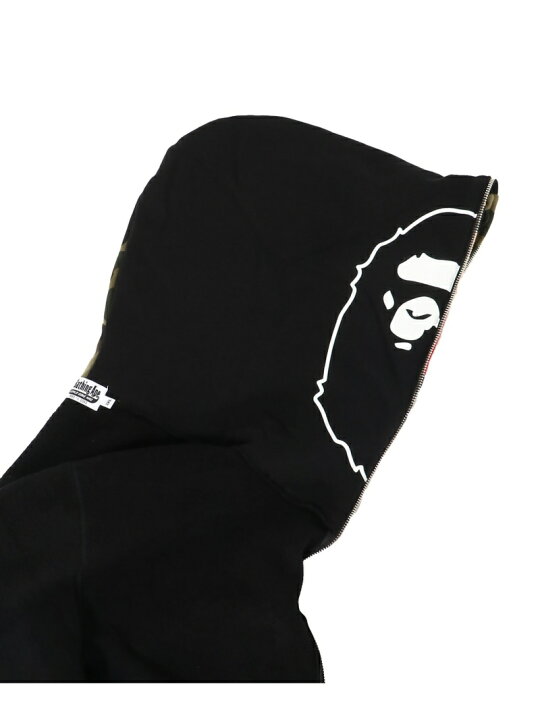 APE MAD Face カレッジ ロゴ パーカー ブラック M シャーク 楽天市場  