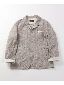 DISTINCTION MEN'S BIGI ドビーサッカーシャツブルゾン メンズ ビギ ジャケット・アウター その他のジャケット・アウター ベージュ ネイビー【送料無料】