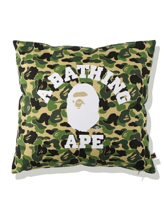 楽天市場】A BATHING APE ABC CAMO COLLEGE SQUARE CUSHION M ア