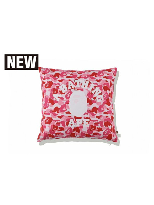 BAPE クッション Pink camo ベイプ a bathing ape - メルカリ｜その他