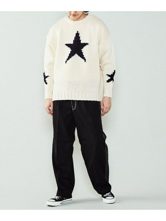 楽天市場】CONVERSE TOKYO スター インターシャ ニット コンバース 
