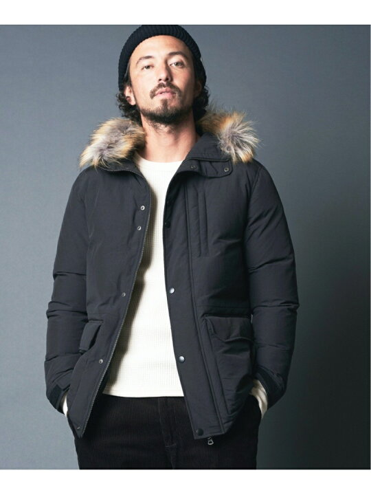 楽天市場】Magine NYLON TUSSAH MILITARY FUR DOWN BLOUSON:ナイロン 